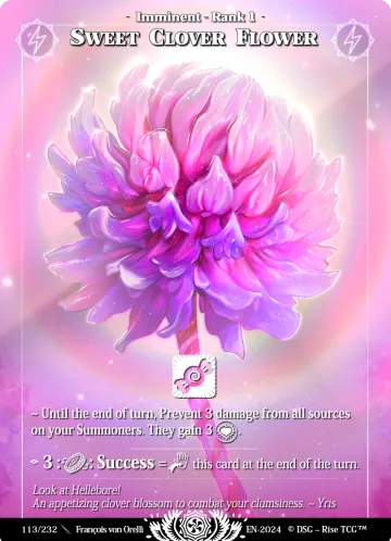 Süße Kleeblüte