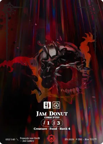 Verderbter Marmeladen-Donut