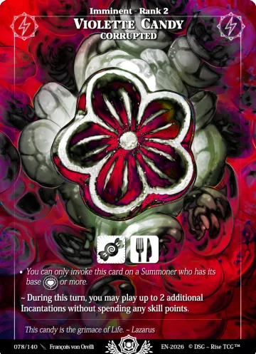 Verderbtes Veilchenbonbon