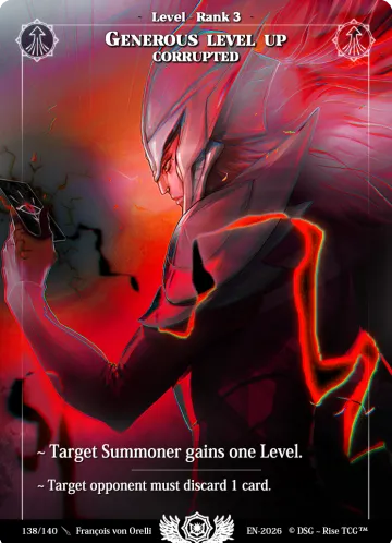 Verderbtes Großzügiges Level Up