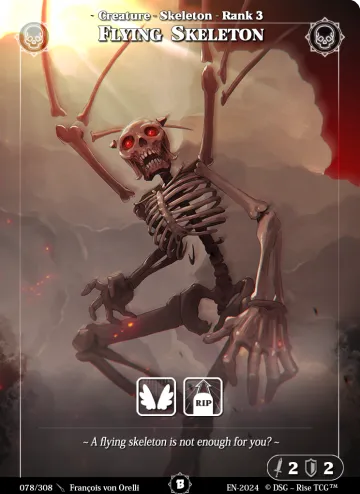 Flying Skeleton