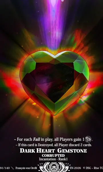 Dark Heart Gemstone Corrupted