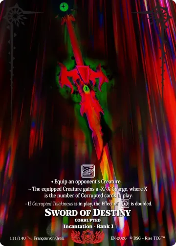 Sword Of Destiny Corrupted