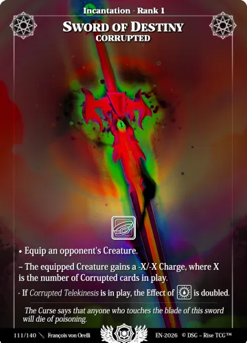 Sword Of Destiny Corrupted