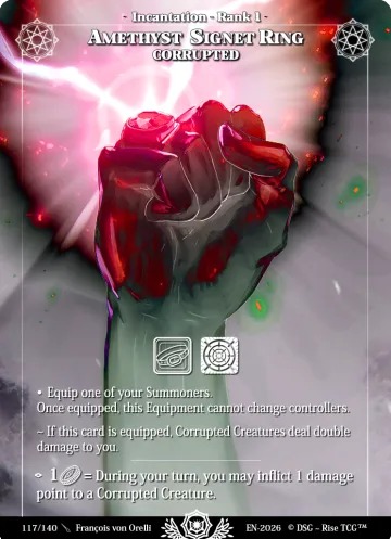 Amethyst Signet Ring Corrupted