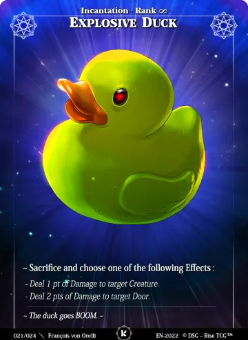 Explosive duck