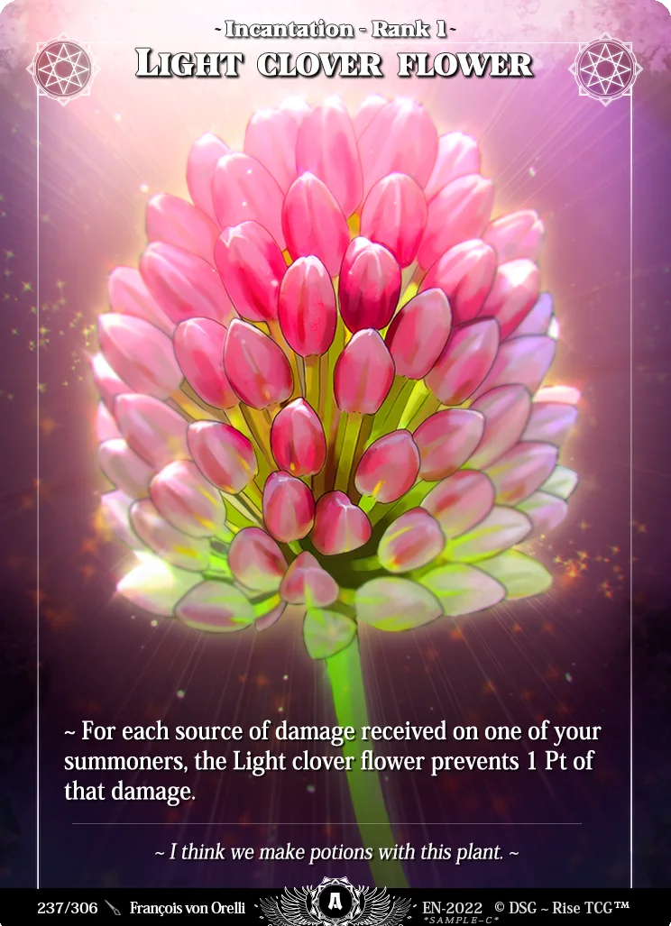 Light Clover Flower