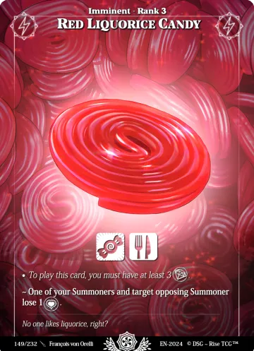 Red Licorice Candy Flavor