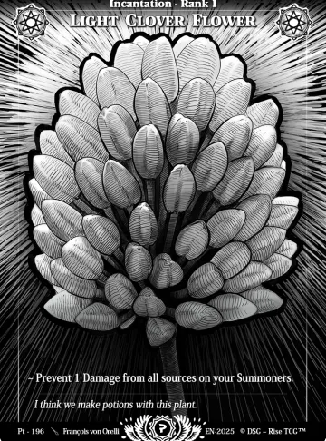 Flor del Trébol de Luz