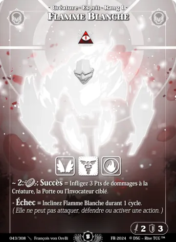 flamme blanche