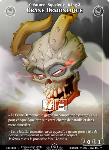 crâne démoniaque