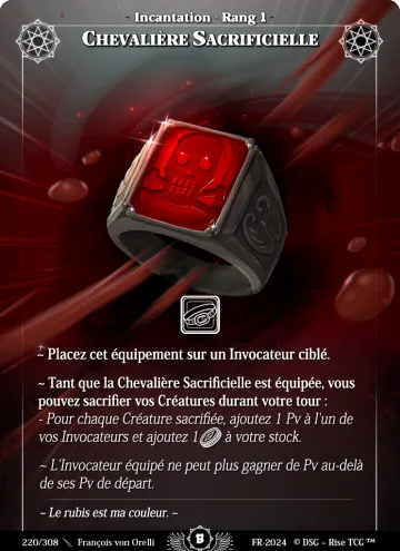 chevalière sacrificielle