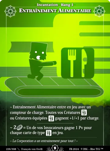 entrainement alimentaire