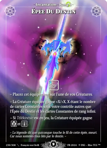 épée du destin