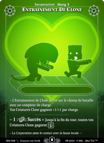 entraînement de clone