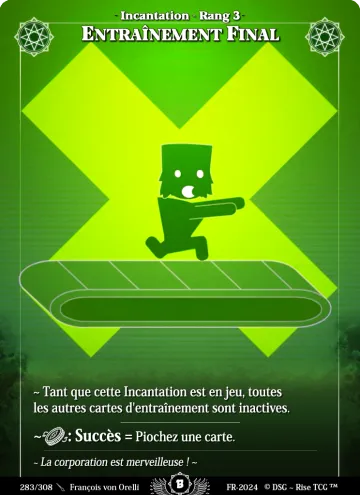 entraînement final