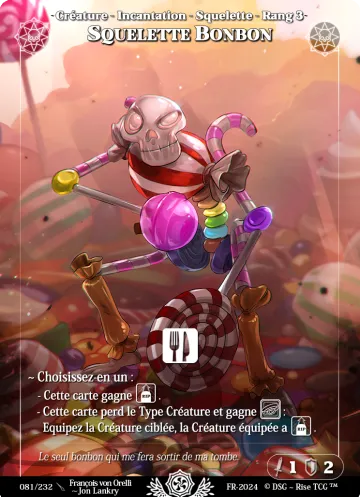 Squelette Bonbon