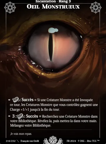 Oeil Monstrueux