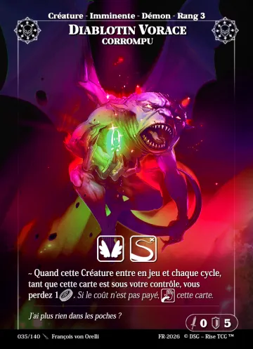 Diablotin Vorace Corrompu