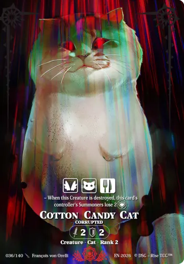 Chat Barbe à Papa Corrompu