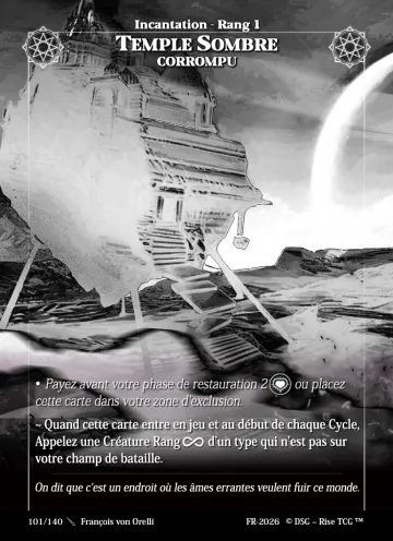 Temple sombre corrompu
