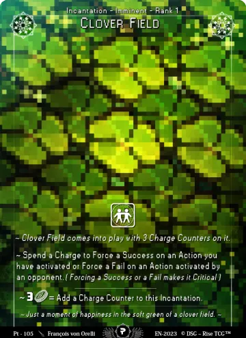 champ de trèffles