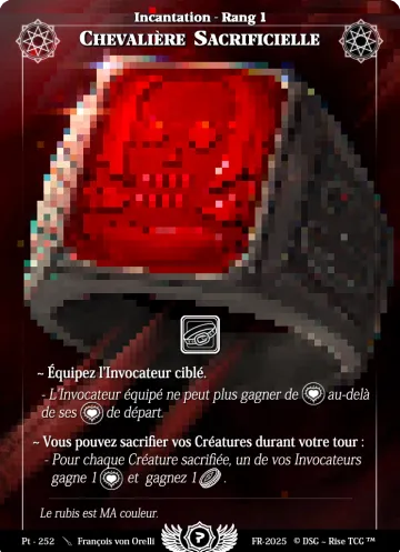 chevalière sacrificielle