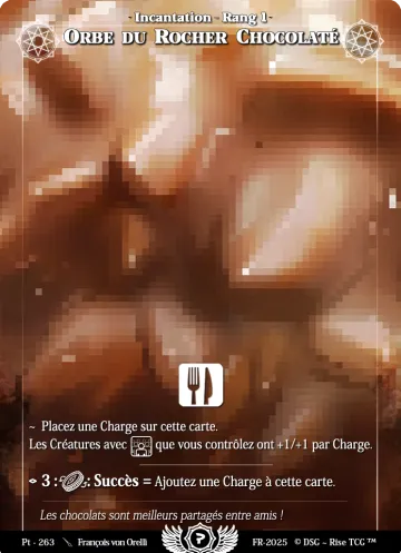 orbe du rocher chocolaté