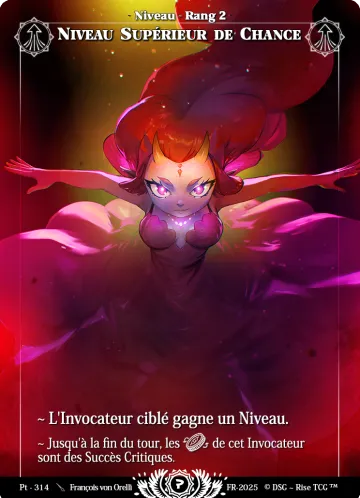 niveau supérieur de chance