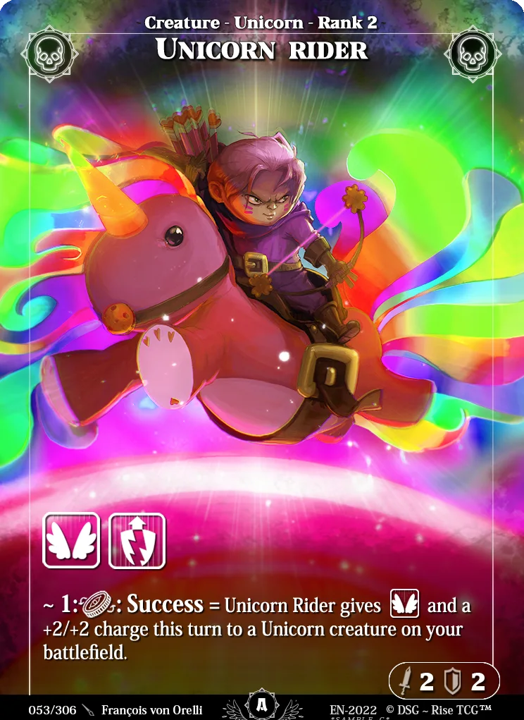 chevaucheur de licorne