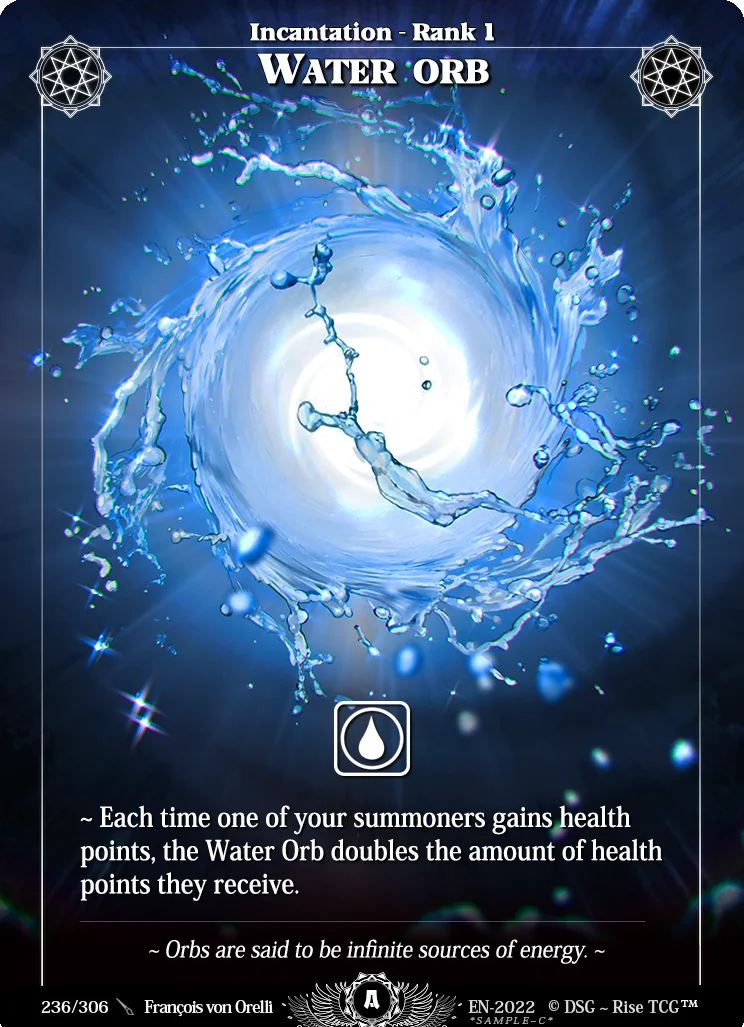 orbe d'eau