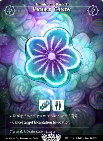bonbon goût violette